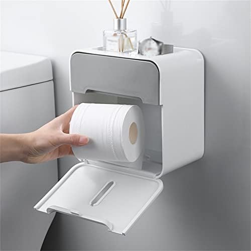Sawqf Multi funkcionalna ladica za papir, ručni ručak sa zidom, držač za kućne toaletne role