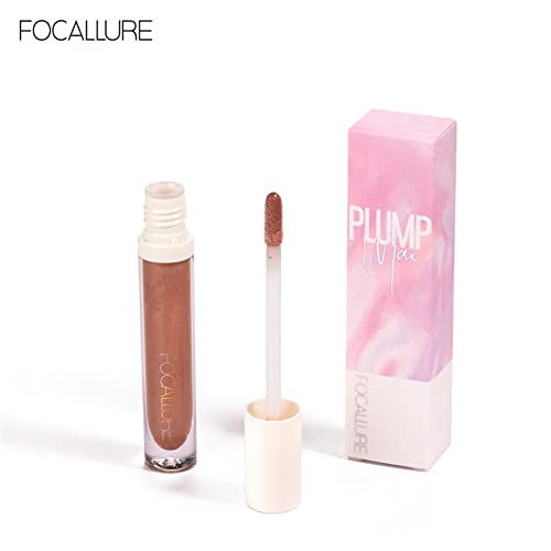 FOCALLURE PLUMPMAX High Shine & Shimmer sjajilo za usne 16 boja Mint & nbsp; ekstrakt & & nbsp; Vitamin & nbsp; E & nbsp;usne Care