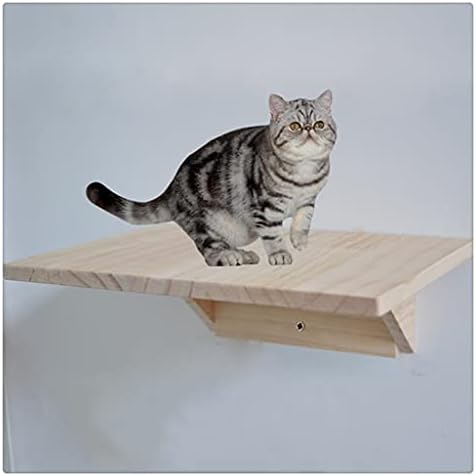 Mačka drvo zid mačke penjački okvir mačke Drvo masivno drvo mačke skakanje platforma zid DIY namještaj za kućne ljubimce Kitten odskočna daska razne veličine