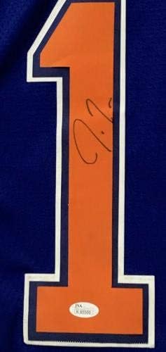 Jordan Eberle potpisao je Edmonton Oilers Home Dressey Doood licencirani JSA COA - autogramirani NHL dresovi