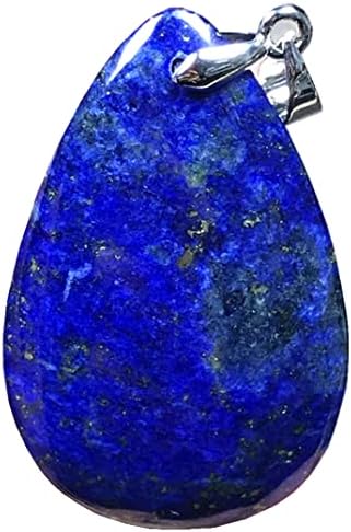 Prirodni kraljevski plavi Lapis Lazuli Stone Rere Lapis Privjesak za žene za ženu Man Love Wealth Reiki Luck Poklon Kristal 33x21x5mm