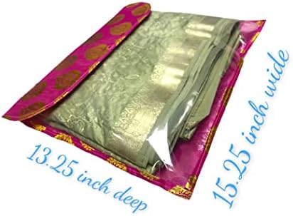 LOVENSPIRE 5 izabrane Brokatne Sari torbe, saree Lehnga poklopac, Sari torba za skladištenje, indijske Saree torbe, Indijski Saree