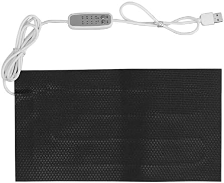 Električni jastuk za grijanje, prijenosni USB grijač vodootporni jastučići za jaknu za odjeću koji podešavaju temperaturu tkanina perivi jastuk odjeća za odjeću za vrat leđa trbuh lumbalna stopala za grijanje kućnih ljubimaca