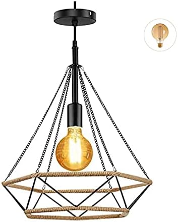 HOREVO Industrijska viseća lampa Retro viseća lampa za kuhinjsko Ostrvo seoska kuća privjesak rasvjeta Vintage viseća Rasvjetna tijela