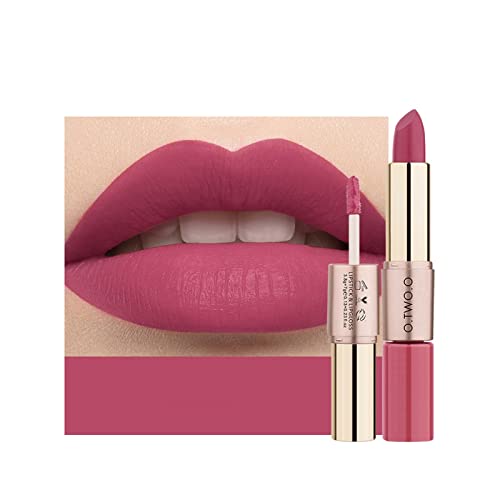 Baby Bottle Sjajilo Za Usne Glazura Cosmestis Ruž Za Usne Ruž Za Usne Usne Liquid Cup Girls Head Velvety Gloss Long For Women Non-Stick Double And Makeup Sjajilo Za Usne Set Clear