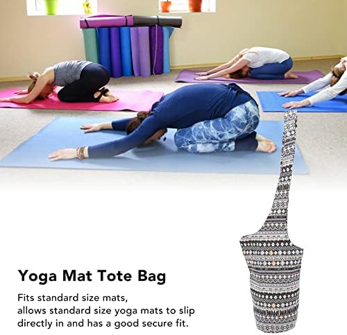 Yoga Mat Bag Canvas Exquisite Craftship Yoga Mat Tote Bag Multifunkcionalna Jednodijelna Prenosiva Torba Za Odlaganje Yoga Mat Ramena