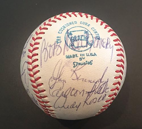 1972 Boston Red Sox Team potpisao bejzbol JSA certificirani Yastrzmski fisk