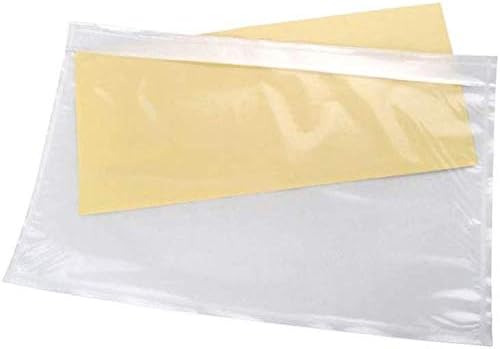 Immuson 7.5 x 5.5 Clear Adhesive Top Loading lista pakovanja & amp ;3 X 5 upozorenje lomljiva traka 500 etiketa po rolni