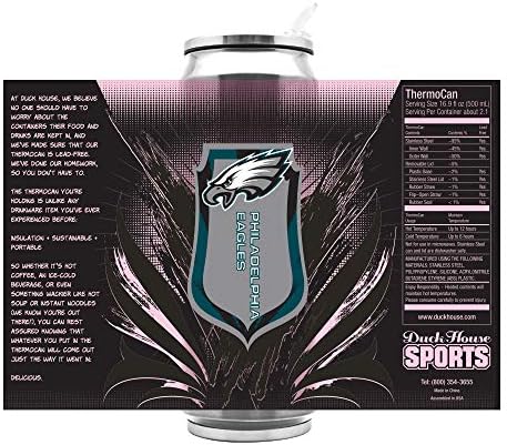 NFL Philadelphia Eagles 16oz Termokan od nerđajućeg čelika sa dvostrukim zidom