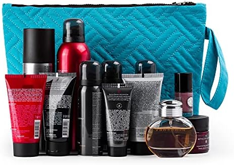 BANG & amp;CARSEN velika torbica za šminkanje za žene-XL putna kozmetička torba vodootporna torbica za oblogu-ručni kvačilo za šminkanje za upotrebu na plaži - torba za mokro odijelo