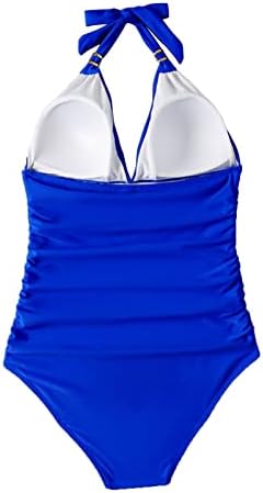 Yubnlvae Tankini za žene 1 komad labavi fit Tummy Control O vrat odštampan 2023 ljetna plaža Trendi ležerni kupaći kostim