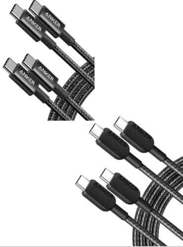 Anker USB C kabel, 310 USB C do USB C kabela, USB C punjač Kabel Brzi punjenje i Anker 333 USB C do USB C kabela, USB 2.0 Tip C kabel za punjenje