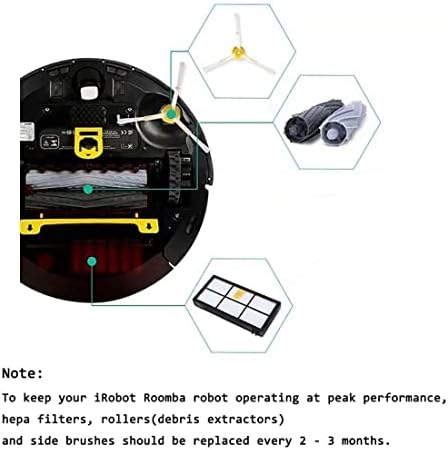 Rezervni dijelovi kompatibilni sa kompletom pribora za usisivače serije iRobot Roomba 960 980 981 985 900,890 880 805 860 870 871