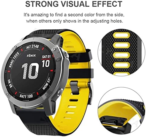 Nunomo 22. 26mm Smart Trake za sat za Coros Vertix 2 Mekani silikonski SmartWatch za Garmin Fenix ​​6 5x 6x Corosova narukvica za