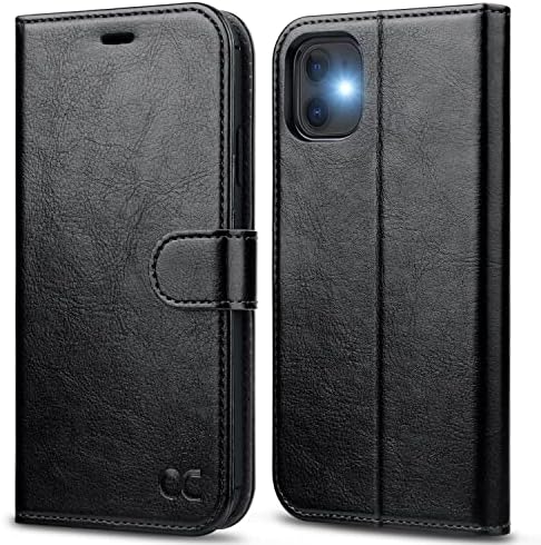 OCASE iPhone 11 Case, iPhone 11 torbica za novčanik sa držačem kartice, PU kožna Flip torbica sa postoljem i magnetnim zatvaračem, TPU Shockproof unutrašnji zaštitni poklopac za iPhone 11 6.1 Inch