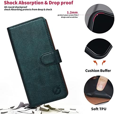 CIVICASE za Moto G Stylus 5G（2021） torbica za novčanik, kožna preklopna futrola RFID blokirajući držač kreditne kartice Folio magnetno