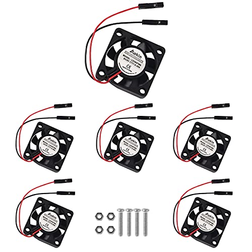 4 kom Mini ventilator za hlađenje za Raspberry Pi, Melife bez četkica 3.3 V 5V DC tihi ventilator 30x30x7mm hladnjak hladnjaka ventilator