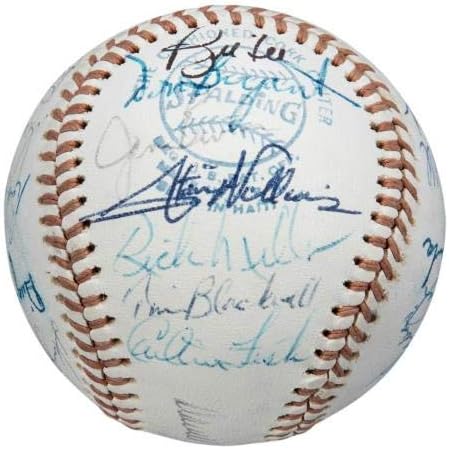 Vintage 1975 Boston Red Sox al Champs Team potpisan bejzbol Carl Yastrzemski JSA - autogramirani bejzbol