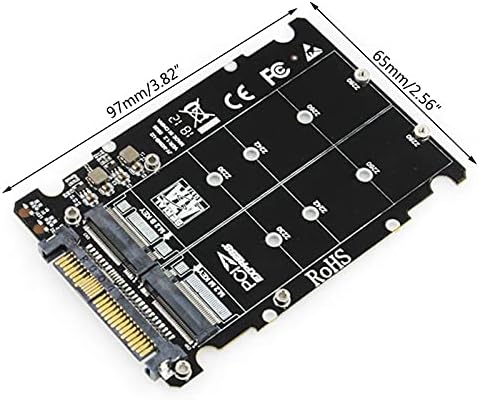 Konektori M. 2 SSD na U. 2 Adapter 2u1 M. 2 NVMe i SATA-autobus SSD na PCI-e U. 2 SFF-8639 Adapter PCIe m2 Converter za Desktop -