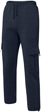 Winwintom Muške teretne hlače velike i visoke Dressy Athletic Joggers Hlače Multi-džepne pantalone hlače hlače