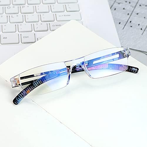VisionGlobal 8 pari naočara za čitanje, naočare za blokiranje plavog svjetla, kompjuterske naočare za čitanje za žene i muškarce,