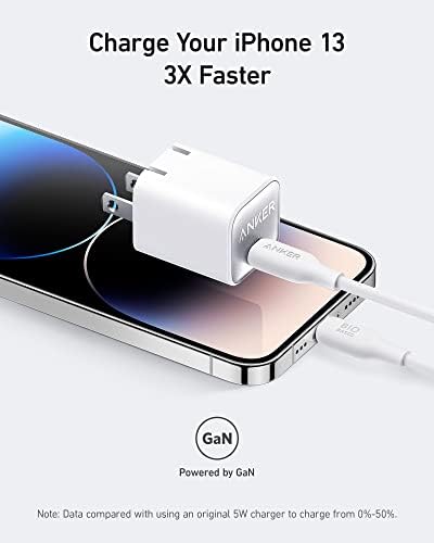 Anker USB-C do gromobranskog kabla, 310 USB-C do gromobranskog kabla, MFI certificirani, bio-baziran kabl za brzo punjenje i Anker