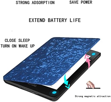 za Kindle Paperwhite Cover 10th Gen 2018, Kindle Paperwhite Case sa automatskim buđenjem/spavanjem,olovka sa ekranom osetljivim na dodir