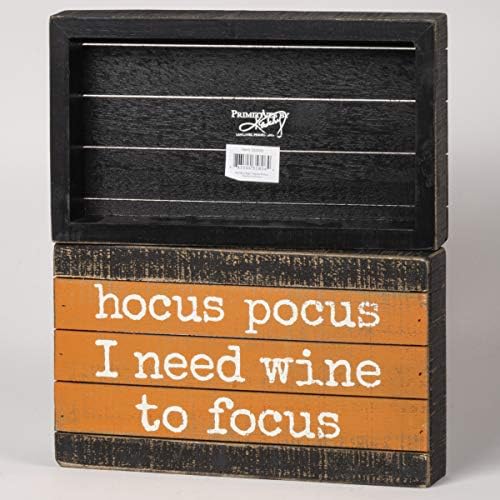 Primitivi Kathy 35806 Slat Wood Box znak, hocus pocus