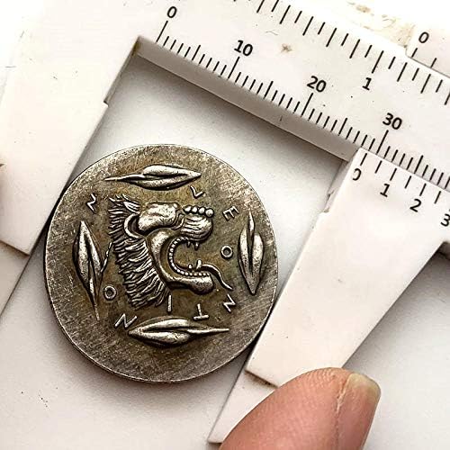 Kopirajte novčić Ancient Grčki Alien Lion Favorite Coin COMEMORATIVE COIN ZLATNI BITCOIN LUCKY COIN RIPPLOVIČNI KOVA