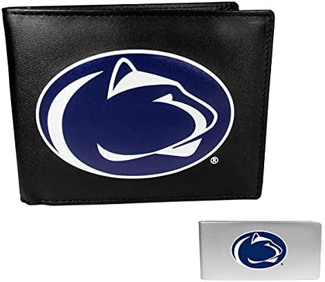 Siskiyou Sports NCAA Penn State Nittany Lions koža Bi-fold novčanik & kopča za novac, crn, jedne veličine