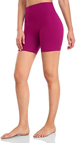 Heynuts esencijalni biciklističke gaćice za žene, visoki stručni treneri kompresion joga kratke hlače 4 '' / 6 '' / 8 ''