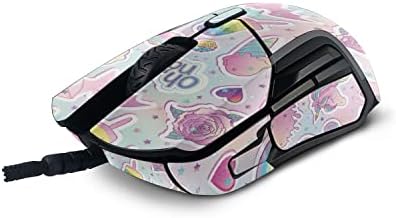 MightySkins Glossy Glitter Skin kompatibilan sa SteelSeries Rival 5 Gaming Mouse - Unicorn Popsicle / zaštitni, izdržljivi sjajni sjajni finiš / jednostavan za nanošenje i promjenu stilova / proizvedeno u SAD-u