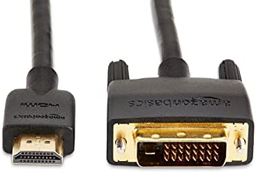Basics HDMI do DVI adapter kabel, crni, 10 stopa, 1-pakovanje i brzi 4k HDMI kabel - 10 stopa