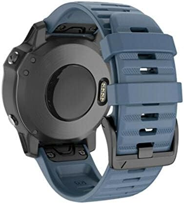 PURN 26 20 22mm Silikonski remen za brzo puštanje kaiševa za Garmin Fenix ​​7x 6x sat Easyfit ručni nosač