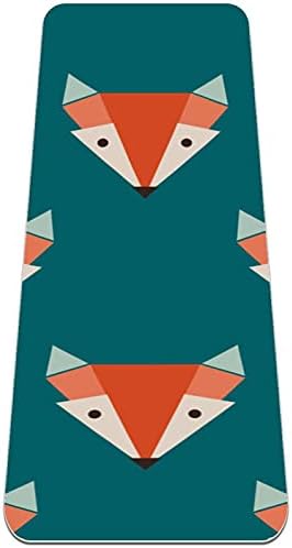 Siebzeh Foxes geometrijska Premium debela prostirka za jogu Eco Friendly Rubber Health & amp; fitnes neklizajuća prostirka za sve