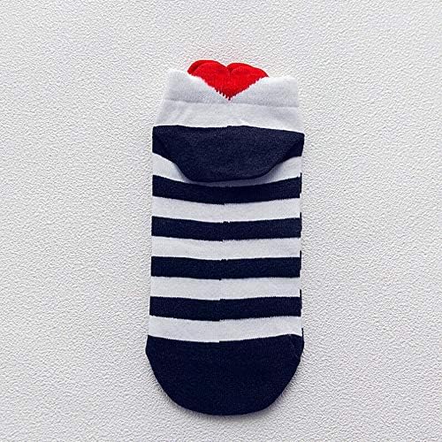 Pamuk Love Work Socks u obliku srca FashionSovesni muškarci Ležerne prilike za žene Čarape za kompresiju klizanja