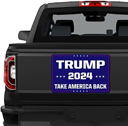 Anoer Trump 2024 Vodi Ameriku Naljepnica naljepnica naljepnica za vrata automobila naljepnica, zaobljeni uglovi magnetski znak, savršen magnet za vozilo za diy reklamiranje poslovnih i naslovnica, 18 x12 inča