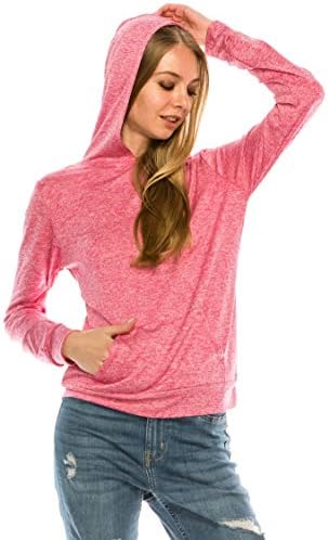 Reneseille ženska dukserica sa duksevima - ležerni slim slim slim fit ugradni aktivni trening Basic džemper sa kapuljačom