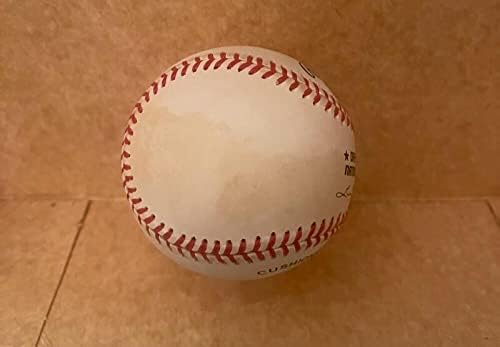 John Franco Reds / Mets potpisao je autogramirani vintage N.L. Baseball w / coa