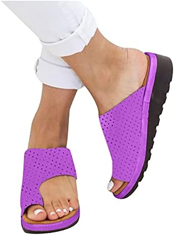 Sandale za žene 2023 Comfy platforma Sandal Dame Ljetne casual cipele Plaža Flip-Flops Antiklistički ravni slajdovi