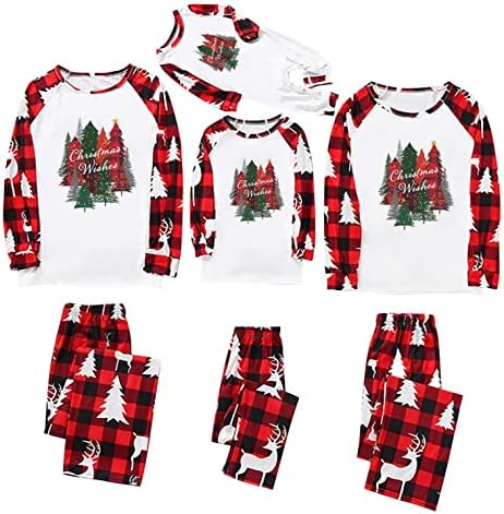 Obiteljski odgovara odjeća za božićne stablo pidžama set plaćene Xmas Porodični pidžami podudaranje valentina