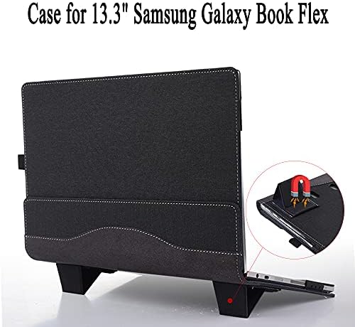 Fubar zaštitna futrola za poklopac za 13.3 Samsung Galaxy Book Flex 13.3 NP930QCG / Samsung Galaxy Chromebook 13 XE930QCA, PU kožni nosač remena