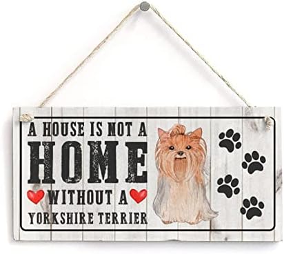Ljubitelji pasa citirajte znak pastir pas kuća nije dom bez psa smiješni drveni znak psa spomen-ploča rustikalni Kućni znak 8x16 inčni