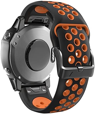 HePup 26 22mm Strap za sat za Garmin Fenix ​​7 7x 6 6x Pro Fenix ​​5x 5 3 3hr S60 MK1 Gledajte brzo izdanje Silikone Easyfit ručni nosač