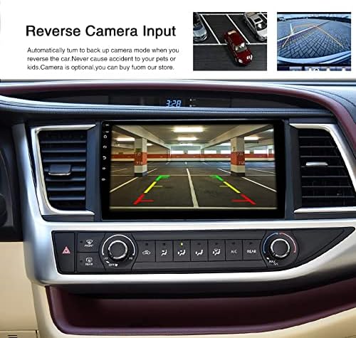 Czswch Android 12 Stereo Radio za Toyota Highlander .10.2 inčni IPS ekran Osmojezgarno 4G+64G ugrađena bežična Carplay/Android Auto/WiFi/4g / DSP besplatna rezervna kamera