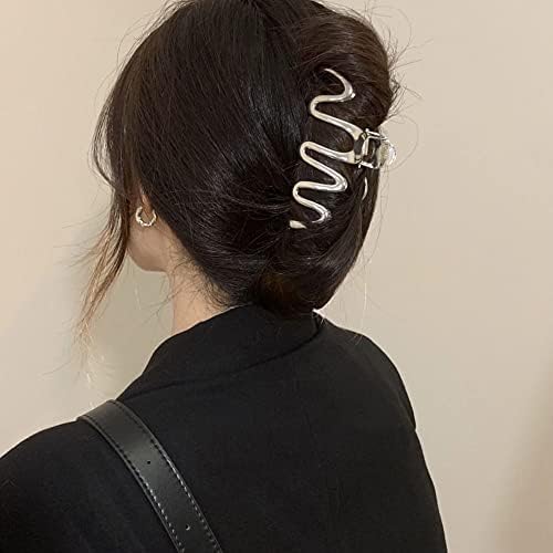 BYBYCD metalna kandža za kosu kopča za kosu šuplja talasna linija kopča za kosu pokrivala za glavu ženski dodaci za kosu