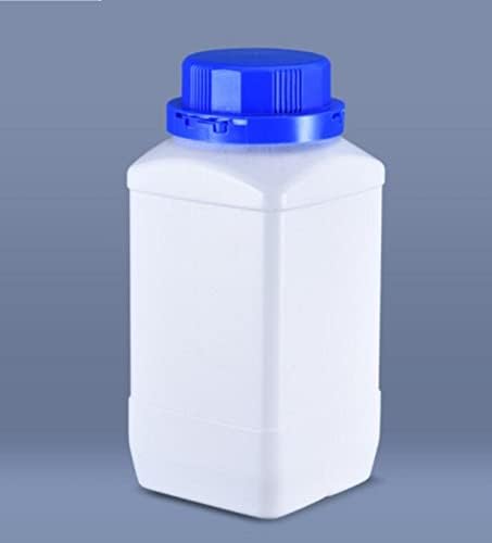 WellieSTR 10kom 34oz plastični kontejneri laboratorijska boca sa hemijskim reagensom 1000ml široka usta tečna čvrsta boca za skladištenje kvadratni uzorci kontejneri za skladištenje zaptivanje boca sa poklopcem za prodavnice hrane-Bela