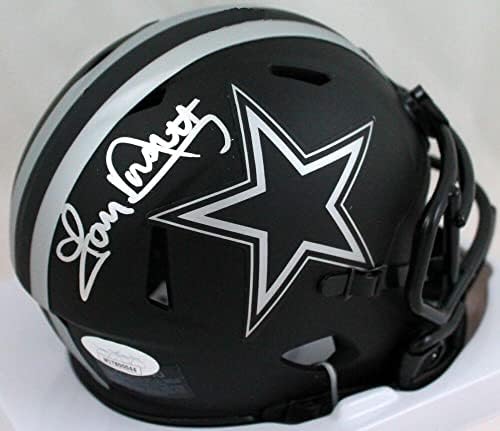 Tony Dorsett sa autogramom Dallas Cowboys Eclipse Mini kaciga-JSA W *NFL Mini kacige sa srebrnim autogramom