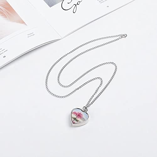 Fuji Cherry Blossoms pet spomen ogrlica pet kremiranje nakit za pepeo urna ogrlica privjesak za uspomenu jedna veličina