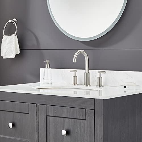 Slavina za kupaonicu od četiri rupe od 3 rupe, moderna 2 ručka kupaonska slavina za sudoper 8 inčni slavine za pranje rublja sa preklopnim odvodom i vodovodnim linijama